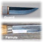 Puukko guard ferrule