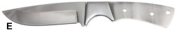 Venator hunting knife blade blank