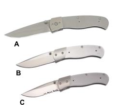 605 series of folding knife kits
